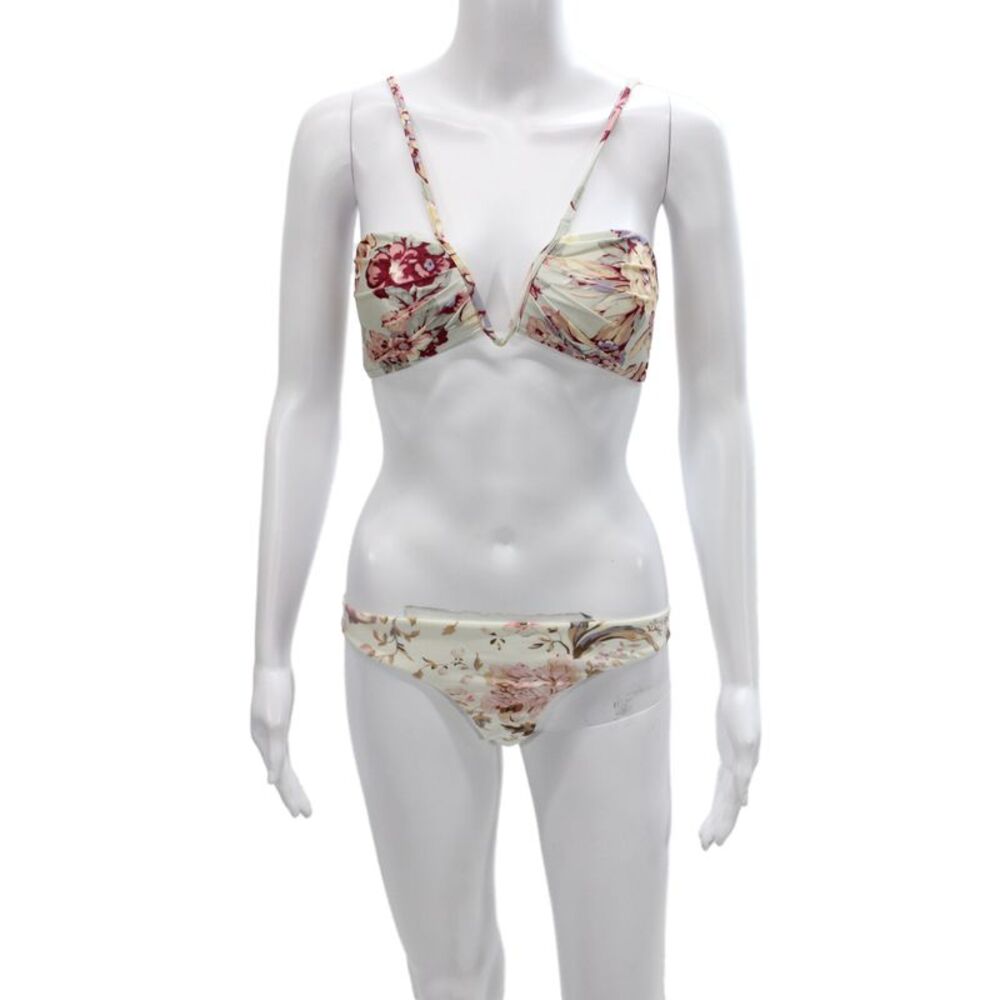 Zimmermann Women Multicolor Floral Bikini Size 4